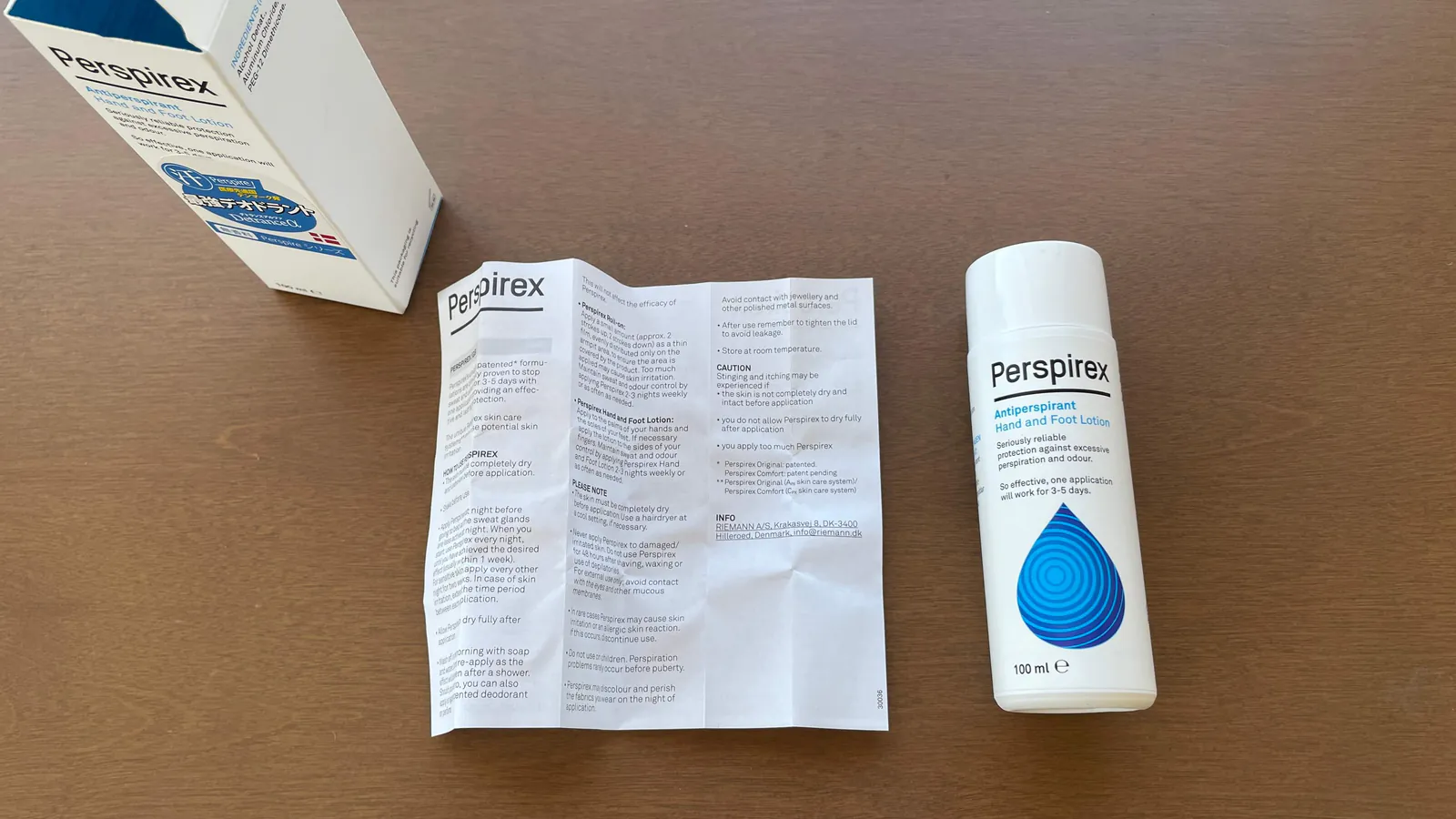 perspirex-usage-sheet